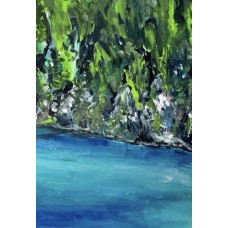 “Druzhbivskyi Quarry” – Original Zhytomyr Landscape Painting, Oil on Paper | Marina Stognieva